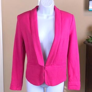 H&M Hot Pink Blazer Size 8 Cotton